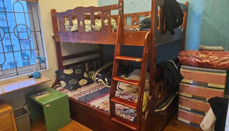Cho thuê căn hộ chung cư Đồng Tàu, 80m2, 3 ngủ, 2 vệ sinh, 9 Triệu